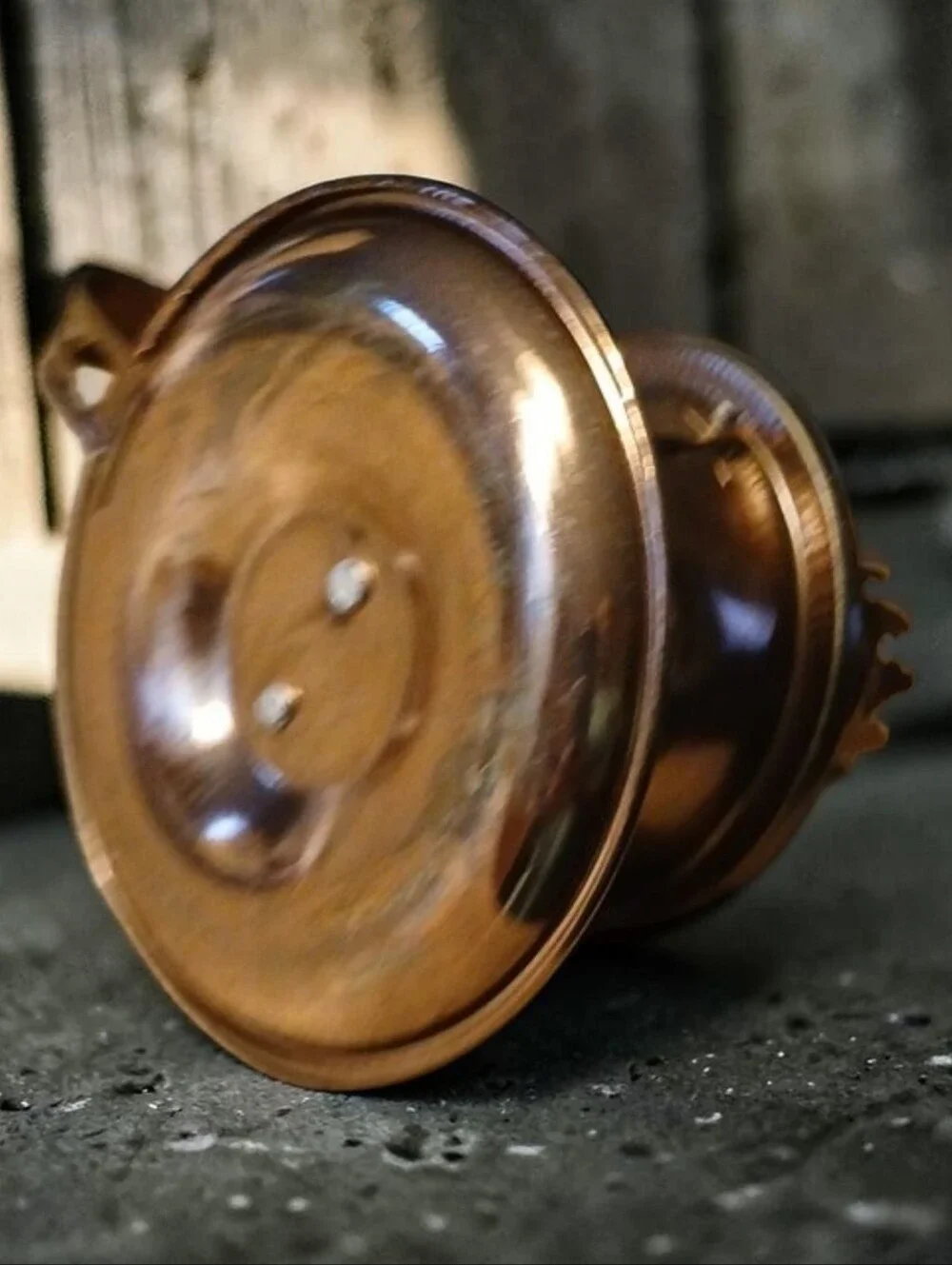 Vintage Miniature Swivel Oil Lamp